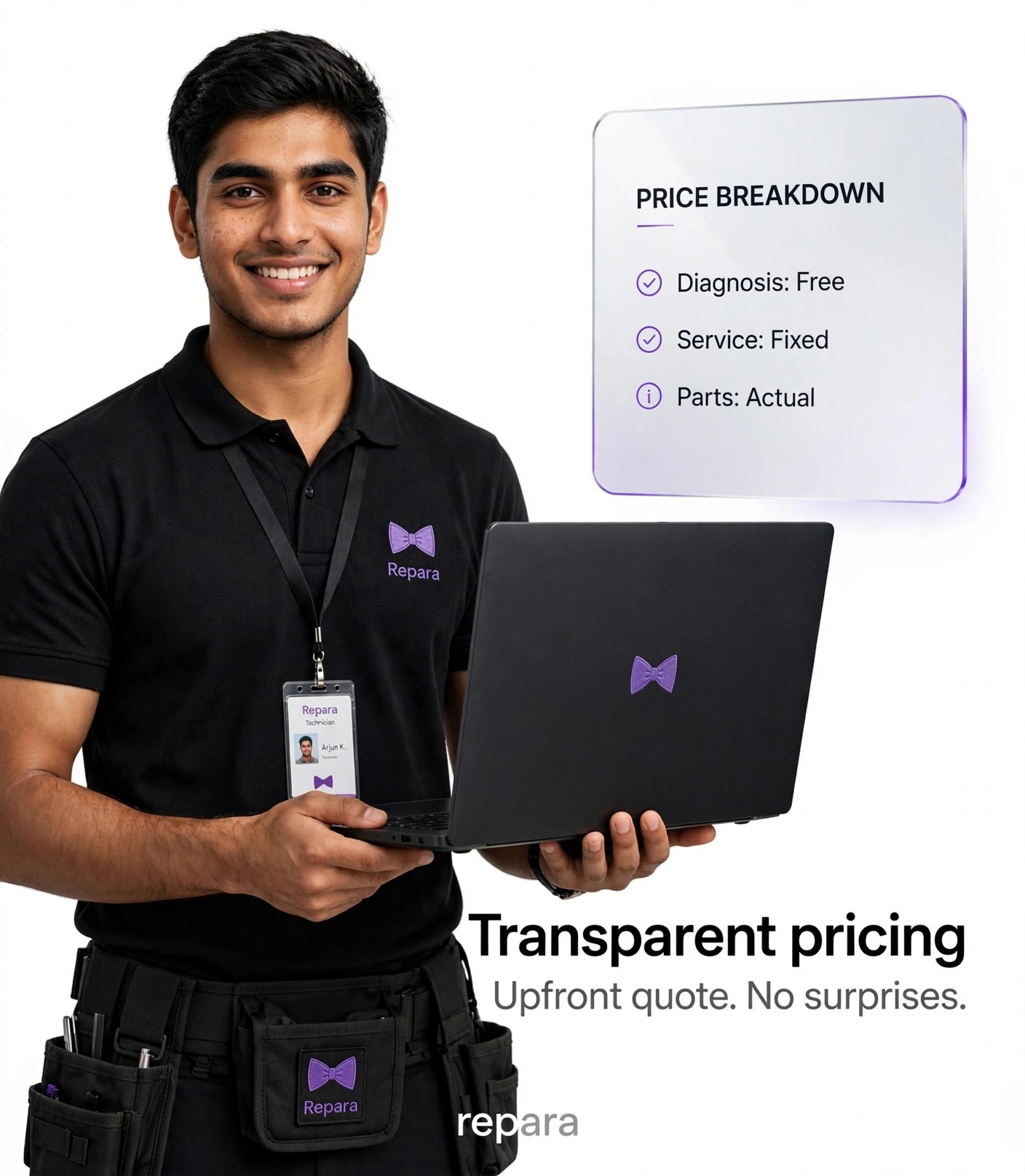 Transparent Repair Pricing